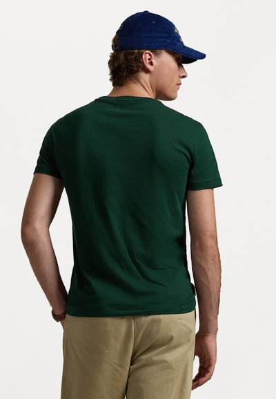 Polo Ralph Lauren CUSTOM SLIM FIT LOGO JERSEY T-SHIRT - Triko s potiskem - moss agate