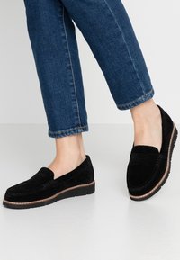 Anna Field - COMFORT LEATHER - Slip-ons - black Thumbnail Image 1