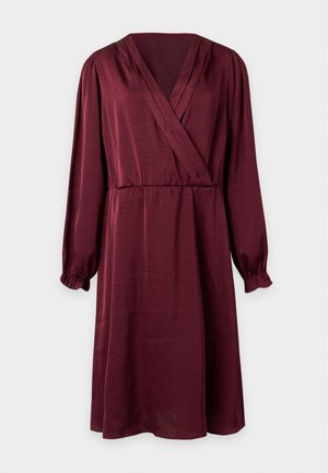 Vero Moda Curve, VMCMARY DRESS - Jurk - windsor wine