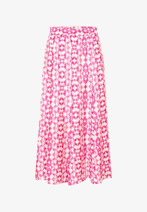 Marc Aurel, MARC AUREL MIDIROCK - A-line skirt - pink varied