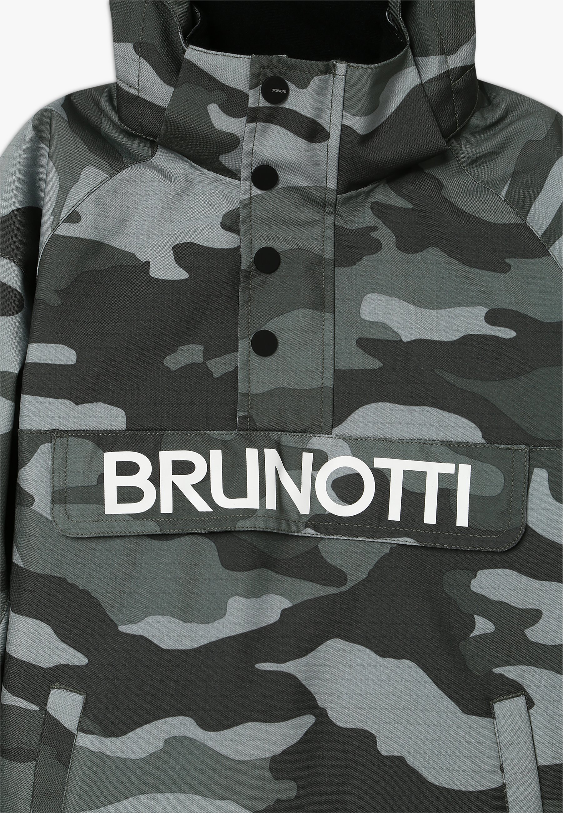 Brunotti KINGERS BOYSSNOWJACKET Snowboardjas titanium Brunotti KINGERS BOYSSNOWJACKET Snowboardjas titanium