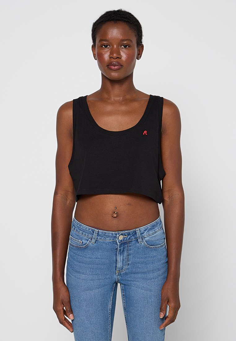 Replay Top zwart