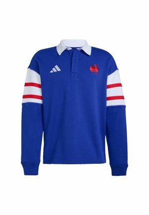adidas Performance, FFR HERITAGE RUGBY (LONG SLEEVE) - Polo - semi lucid blue