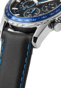 Jacques Lemans LIVERPOOL - Pulkstenis ar hronogrāfu - black light blue