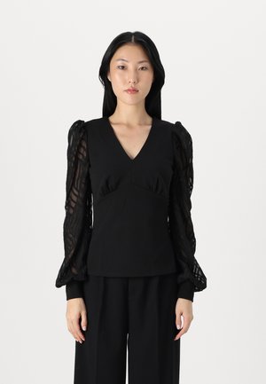 JTP0196 / 802 - BLACK - Topper langermet - black