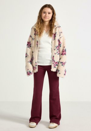 Lindex, LINDEX FLARED SWEATPANTS LINDEX - Teplákové kalhoty - dark dusty red