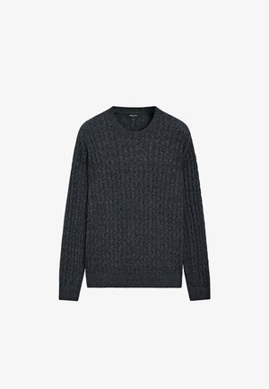 Massimo Dutti, Double-layer wool blend blazer - Strickpullover - blue