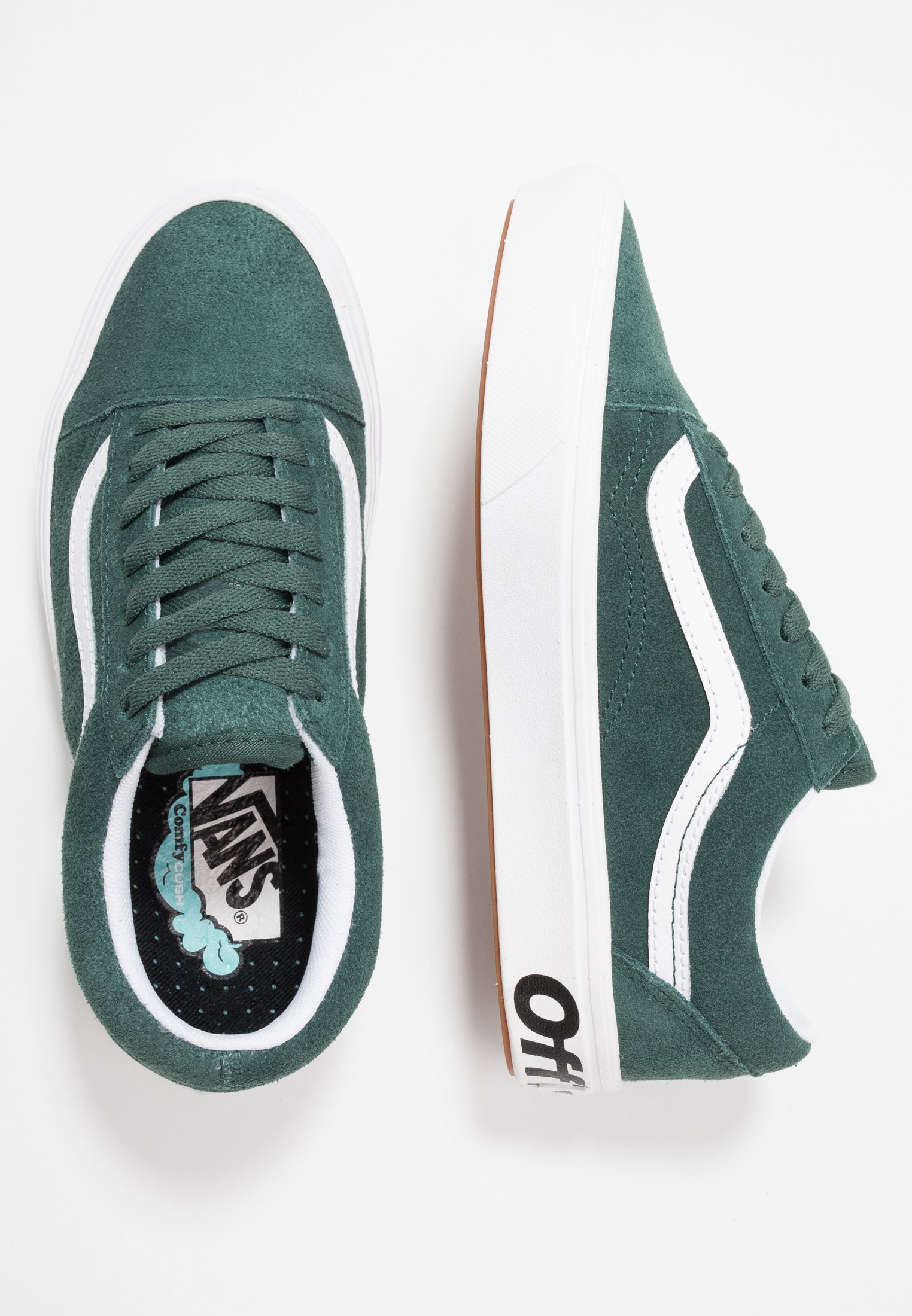 vans comfycush old skool green