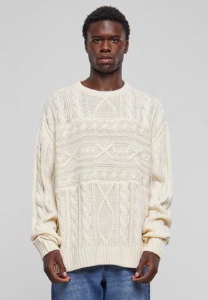 IN BOXY - Strickpullover - sand