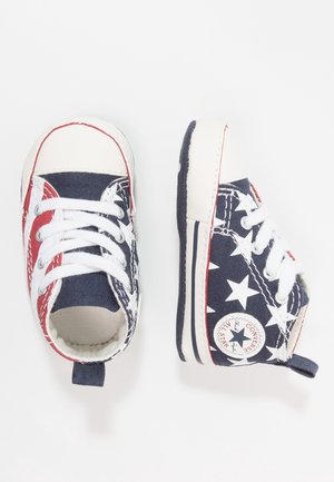 CHUCK TAYLOR FIRST STAR - Patucos - white/garnet/athletic navy