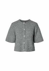 PCSILLY O-NECK - Vest - medium grey melange