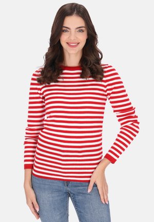 SWEATER - Pulóver - red/white