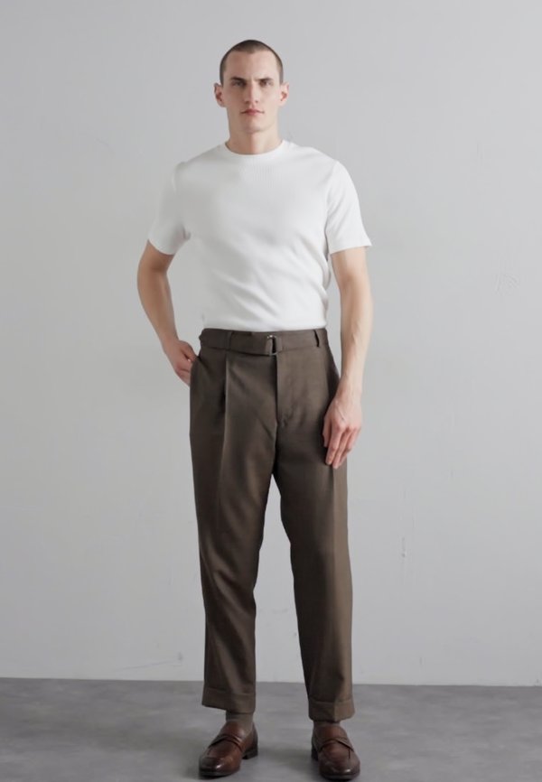 HUGO  - Trousers - taupe3