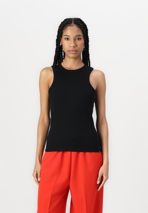 TOM TAILOR DENIM RACERBACK - Top - deep black