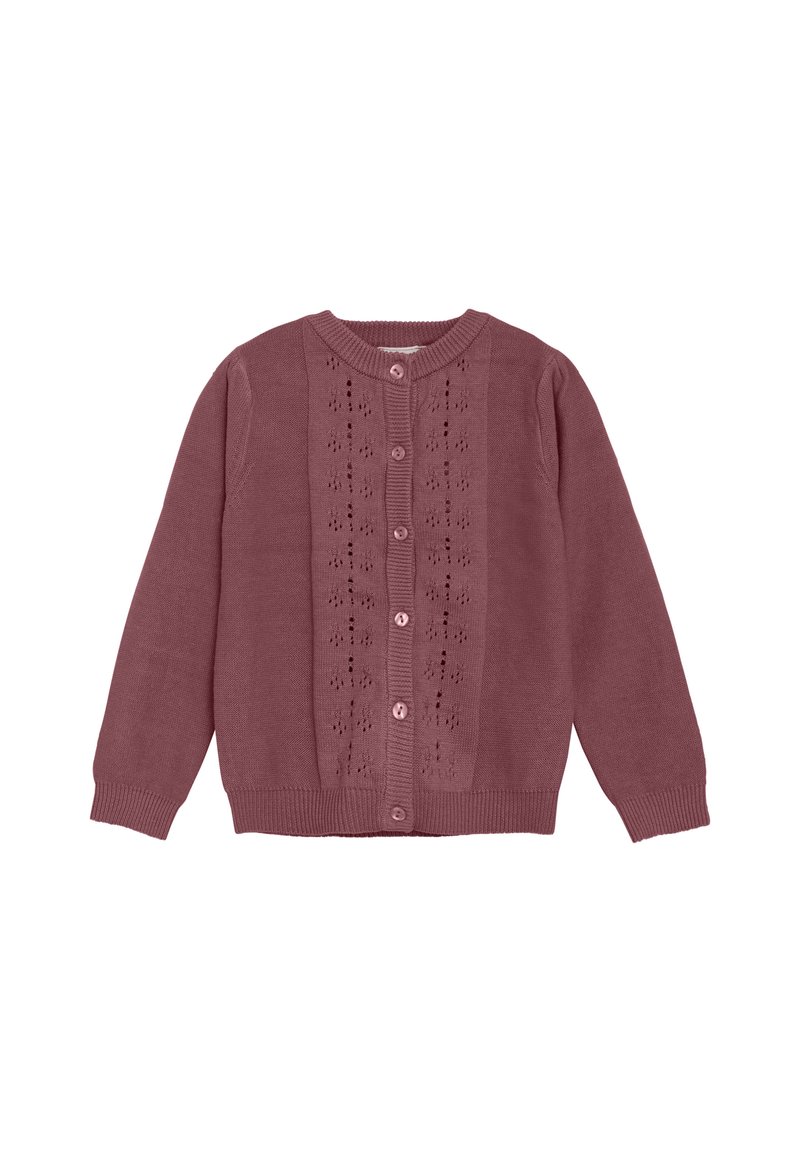 Minymo Strickjacke - withered rose