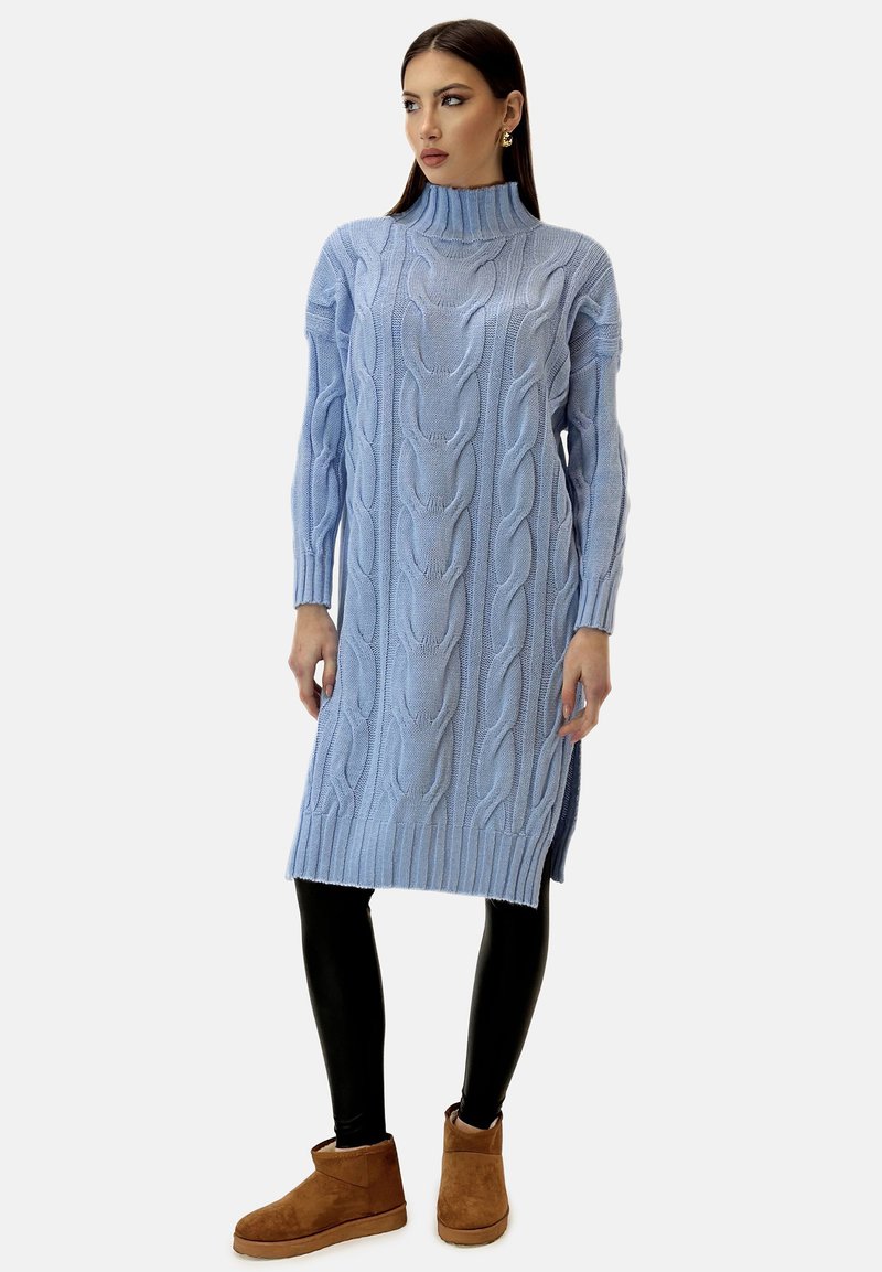 Elara Abito in maglia - blau