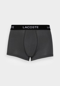 Lacoste 3 PACK - Ozke boksarice - black/grey/red