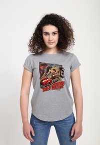 Henry Tiger CARS-CARS 2 TREX TERROR - T-shirt med print - melange grey