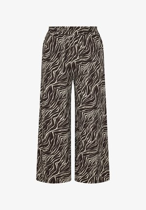Yours Clothing, PLUS SIZE TROUSER CO-ORDS - Stoffhose - chocolate