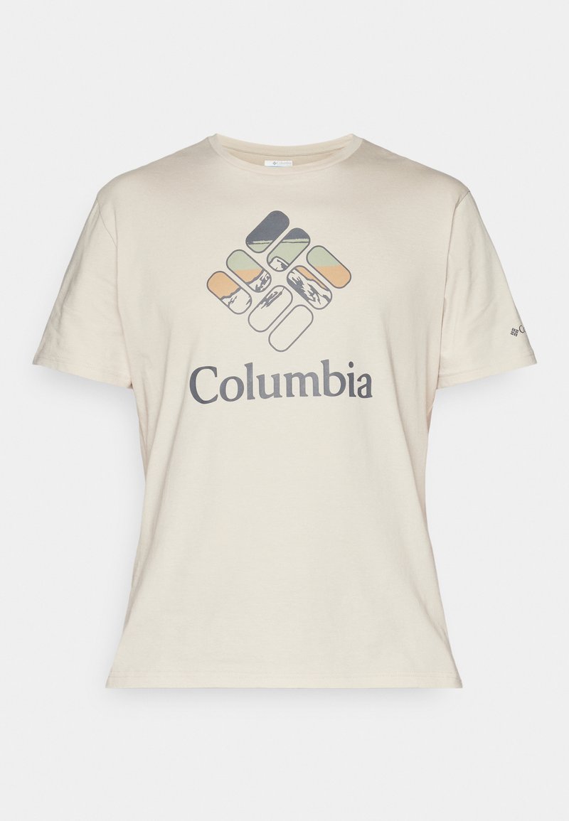 Columbia T-shirt print cognac