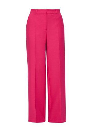 s.Oliver BLACK LABEL MIT WIDE - Pantalones - pink