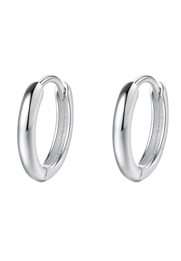 PLAIN CHUNKY HOOPS - Ohrringe - silberfarben