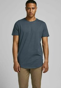 Jack & Jones JJENOA TEE CREW NECK - T-Shirt basic - asphalt
