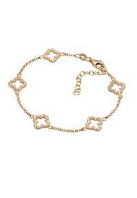Elli SPARKLING CLOVER - Bracelet - gold-coloured