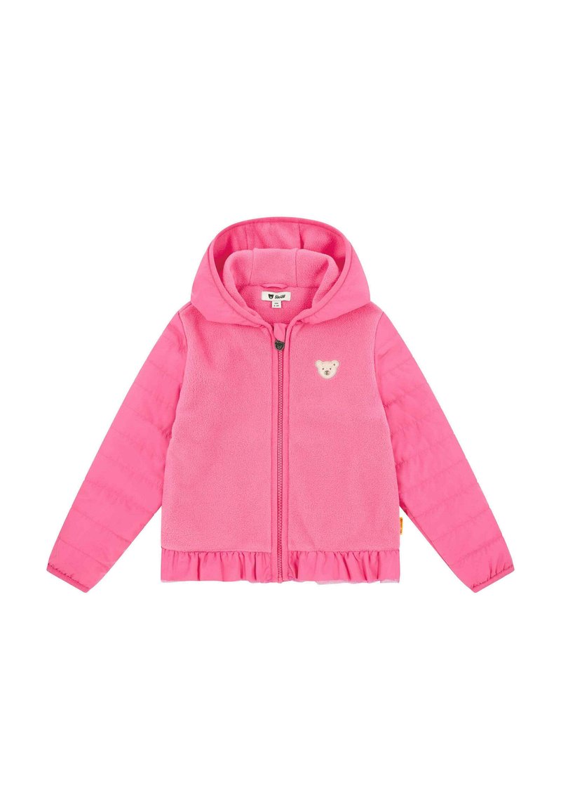 Steiff Fleecejas donkerroze