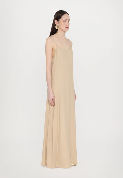 Filippa K DRAPED STRAP DRESS - Pidulikud riided - caramel be