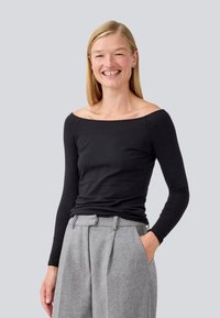 Modström TANSY - Pikkade varrukatega topp - black