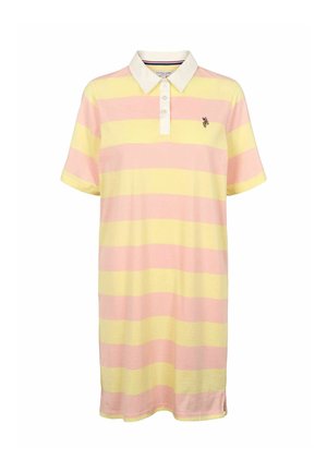 U.S. Polo Assn., UWLEIRA POLO DRESS - Trikotaažkleit - impatiens pink striped