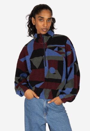 Iriedaily, IRIEDAILY TROYER ARKTA TEDDY - Fleece jumper - green blue