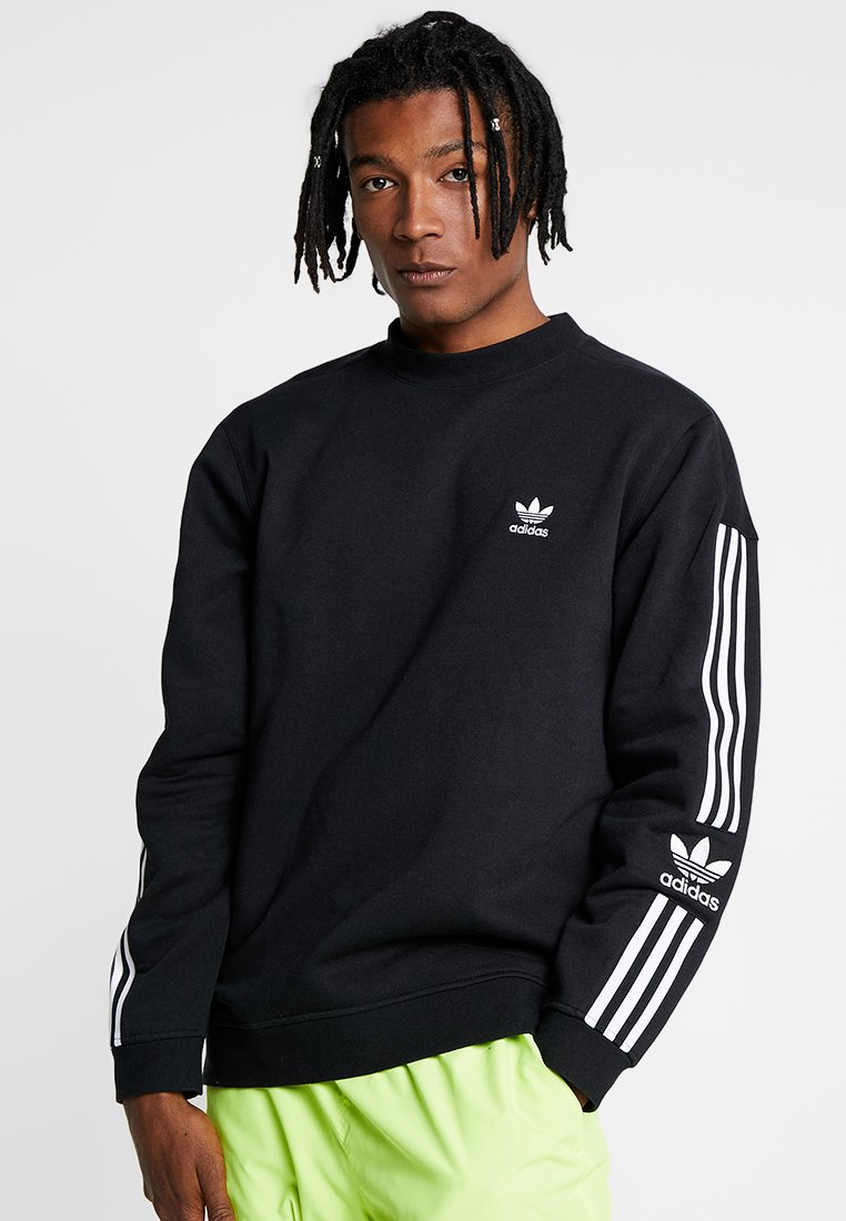 adidas Originals ADICOLOR TECH PULLOVER Sweatshirt black adidas Originals ADICOLOR TECH PULLOVER Sweatshirt black
