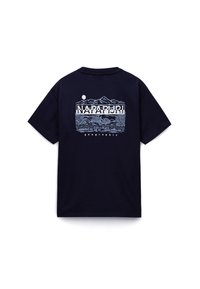 Napapijri Print T-shirt - blu marine