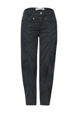 Street One Studio, MID WAIST BARREL LEG HOSE IM LOOSE FIT - Jeans fuselé - inked grey