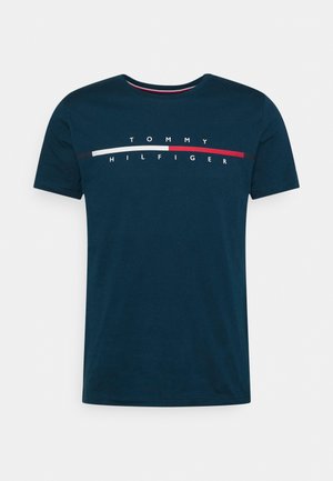 SPLIT LOGO TEE - T-shirt con stampa - dark lakeside