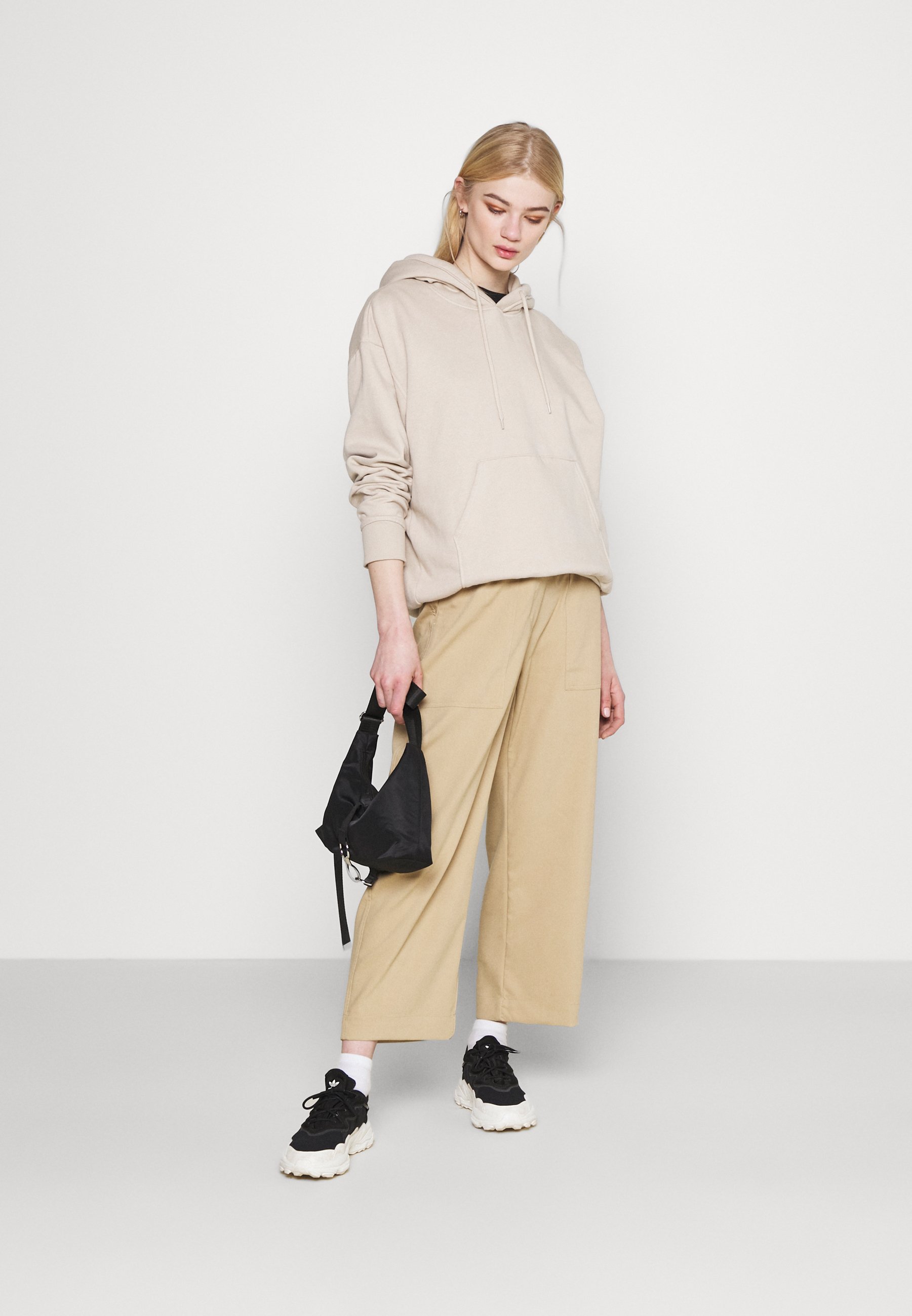 Weekday JINA TROUSER - Trousers - beige 
