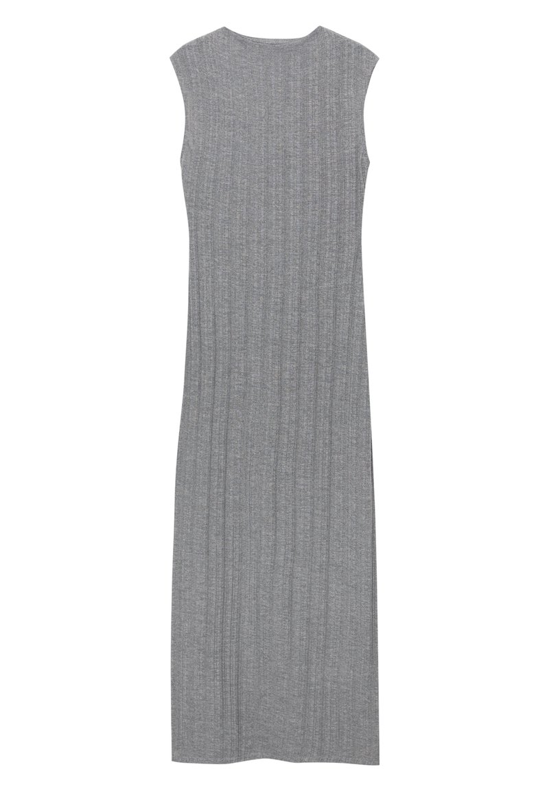 PULL&BEAR Gebreide jurk lichtgrijs