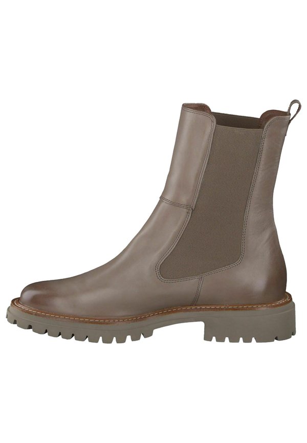 Plateaustiefelette - beige braun