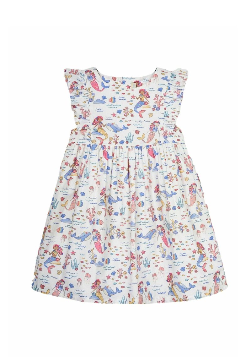 JoJo Maman Bébé MERMAID FRIENDS PRETTY REGULAR FIT SET - Denné šaty - blue mermaid friends