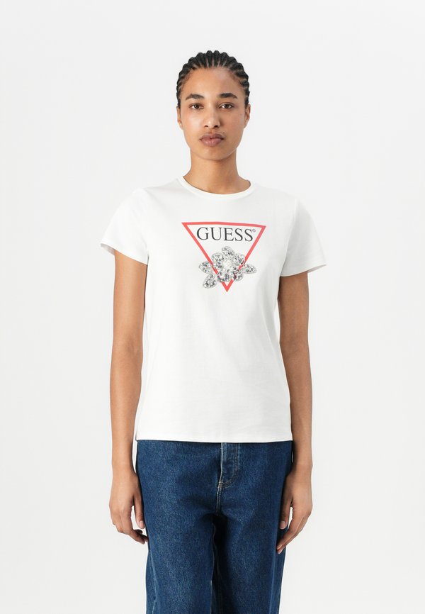 FLOWER BLING EASY TEE - Print T-shirt