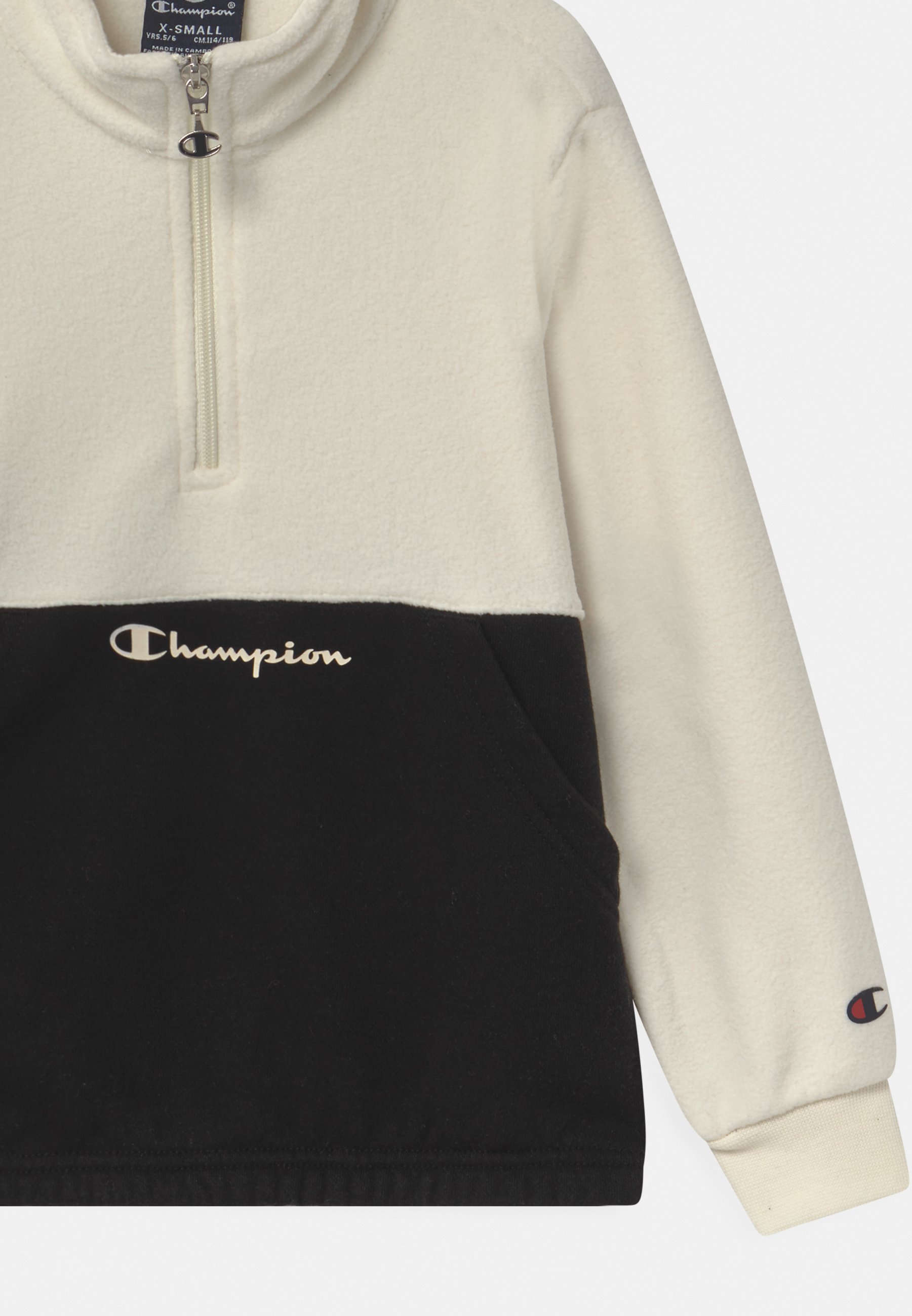 champion black half zip