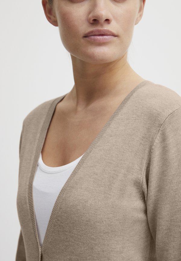 OXHELENE - Cardigan - cement melange4