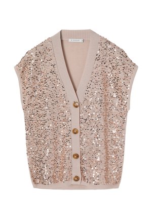 TATUUM MONTANA - Chaqueta de punto - beige