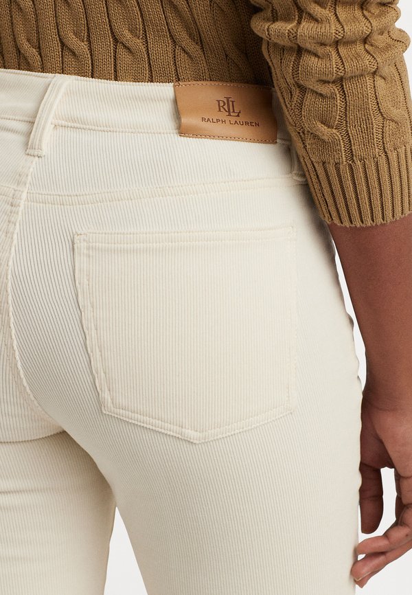 MIDRISE FULL LENGTH - Trousers - mascarpone cream2