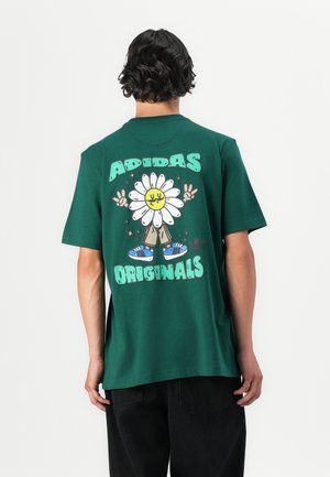 SMILEY DAISY UNISEX - T-shirts print - collegiate green