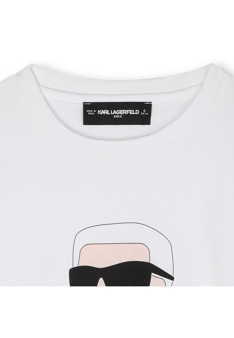 KARL LAGERFELD KIDS Maglietta a manica lunga white/bianco