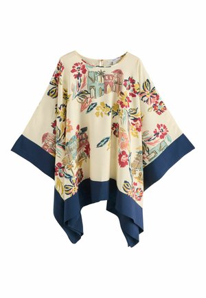 REGULAR FIT - OVERHEAD - Cape - beige /orange floral