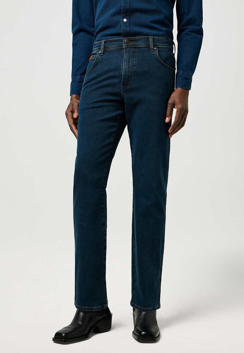 Wrangler TEXAS - Vaqueros rectos - blue oxide